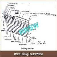 Rolling Shutter Parts - Steel & Aluminium, Multi-color, Manual Up & Down Operation | Rust Proof, Dimensional Stability, Sturdy Design