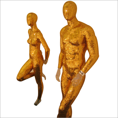 Gold Plated Mannequins