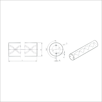 Oil Feed Rods with 2 Helicoidal Coolant 30