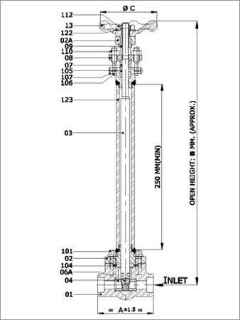 Cryogenic Gate Valve