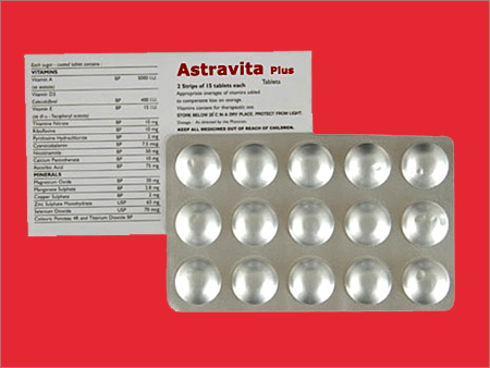 MULTIVITAMINS TABLETS a ASTRAVITA PLUS