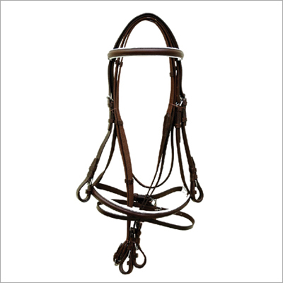 SFL Bridle Plain Rsd White Padded Bb & Nb Web Rein