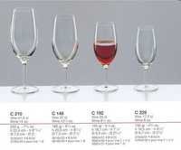 Crystal Wine Glass - Lead-free Crystal Glass, 10.5 Oz - 16.9 Oz Capacity | Elegant Clear Design, Various Heights 8.7 In - 10.2 In
