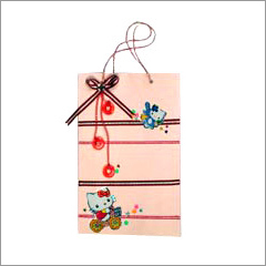 Children Gift Bags - Paper, Various Sizes, Pink | Cartoon Prints, String Handles, Lightweight, Gift Ready