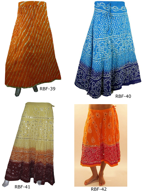 Lehriya & Bandhej Skirts