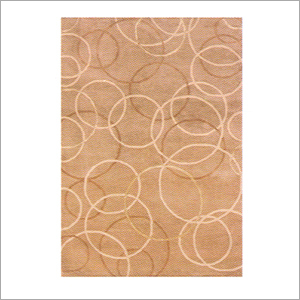 5B Beige - Polyester 5x8 ft, Circular, Beige | Soft Texture, Durable, Easy Cleaning, Elegant Design