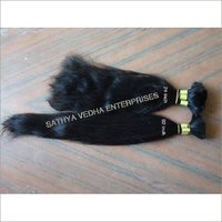 Virgin Remy Hair - Indian Human Hair, Black Color, Length 203.2 - 1117.6 Cm | Premium Quality Remy Hair, No Warranty