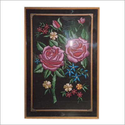 Reshami Flower Wall painting