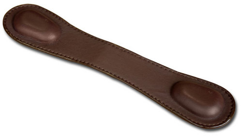 Book Weight in Full Grain Chocolate Brown Leather