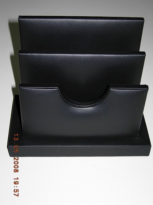 Letter Holder in Genuine Top Grain Leather 