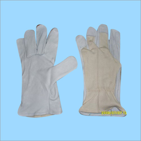 Leather Combined Driving Gloves