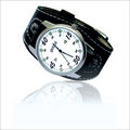 Globus White Promotional Watch