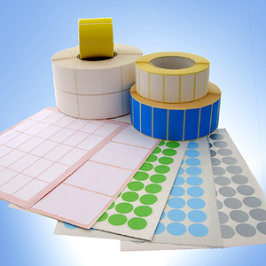 Plain Labels For Barcode Application 