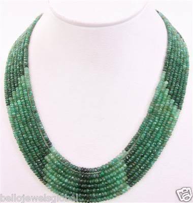 Emerald Bead Necklace