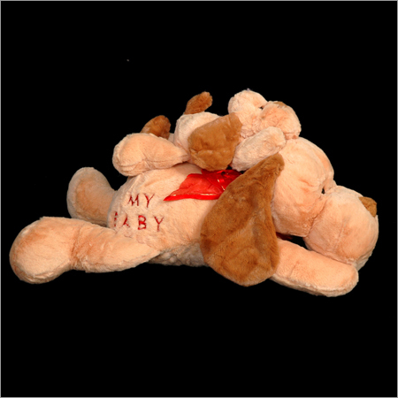 Stuffed Dog with Baby