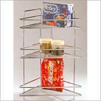 Triple Corner Wire Shelf