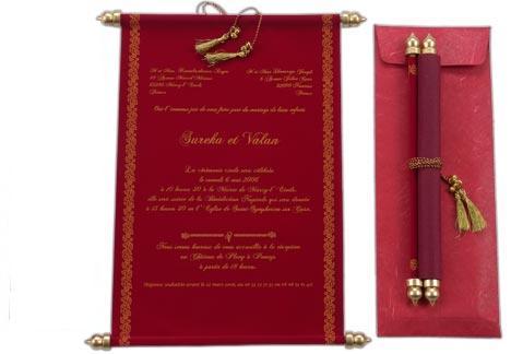 Wedding Invitation Scrolls