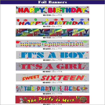 Birthday Foil Banner