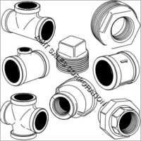 Galvanized Pipe Fittings - Stainless Steel, 2-5 Mm Thickness, Round Shape | Rust Proof, Dimensionally Accurate, Long Lasting