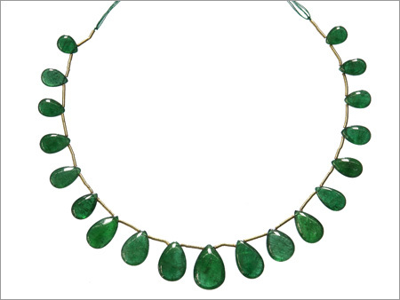 Zambian natural emeralds drops