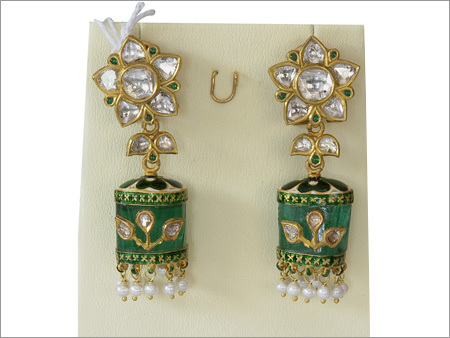 Designer Emerald Earrings