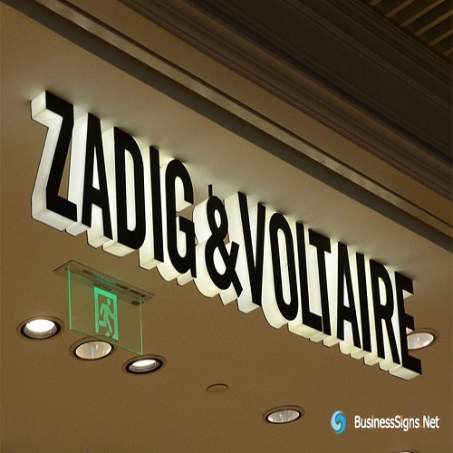 3d Led side Lit Signage