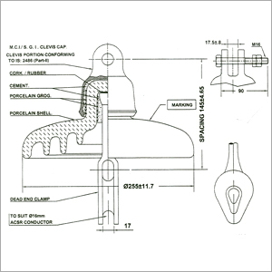 11 KV Disc Insulator Dead End Type