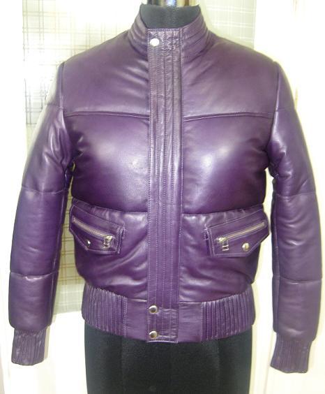 leather outerwear