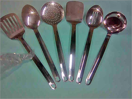 Stainless Steel Kitchen Tool Set (Pipe Handle)