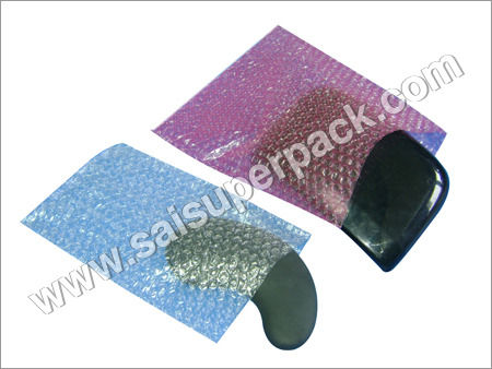 Pink And Blue Air Bubble Pouches