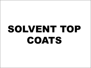 Solvent Based Topcoats