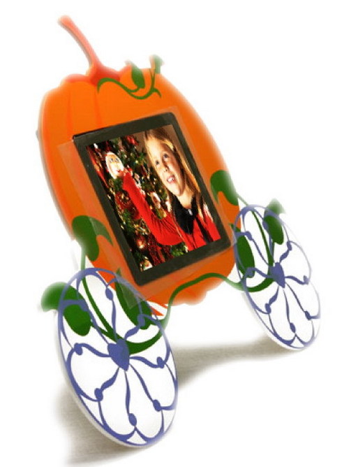 Pumpkin Look Digital Photo Frame