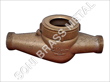 Brass Single Jet Water Meter Body
