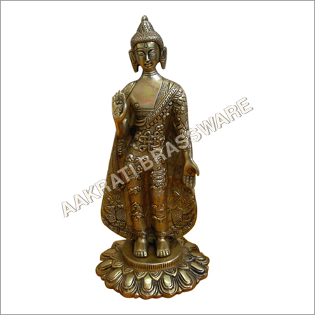 Buddha Antique Brass Sculpture
