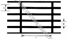 Square End Slot Holes Perforated Sheet