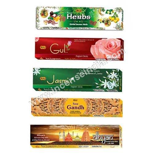 Red And Mix Fragrant Incense Sticks