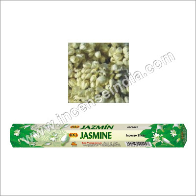 Green And White Jasmine Floral Incense Sticks