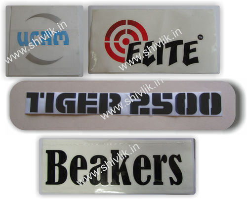 Transfer Labels - Color: Cream And Red