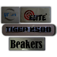 Transfer Labels - Color: Cream And Red