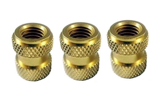 Diamond Knurling Brass Inserts