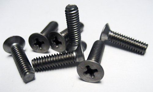 Plated Flat Machine Screws