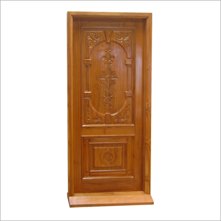Carved Wooden Door Panel