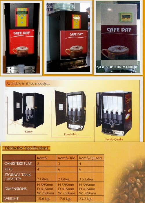 4 Option New Vending Machine