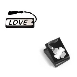 Leaf Bookmark & Love bookmark