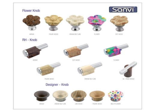 Designer Knob, Flower Knob, Knob