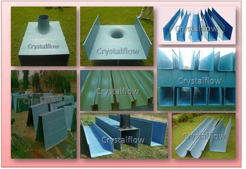 Industrial FRP Rainwater Gutter System
