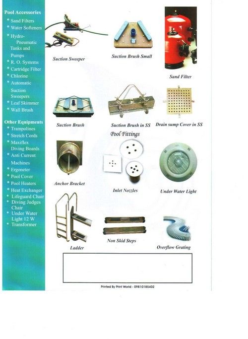 Pool Accessories Catalog