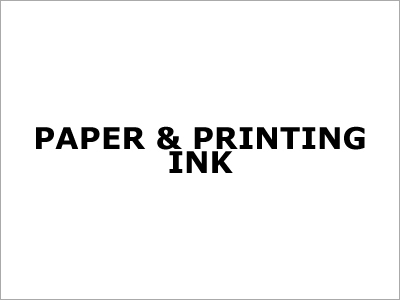 Paper & Printing Ink