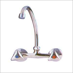 Wall Mounted Sink Mixer with swivel Pipe Spourt