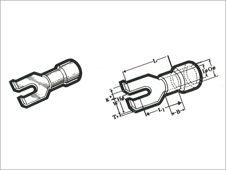 Copper Fork Hook Terminals